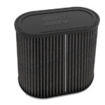 K&N Universal Clamp-On Air Filter 3"Dual Flg, 9" X 6" B, 7-3/8" X 3-5/8" T, 7-3/