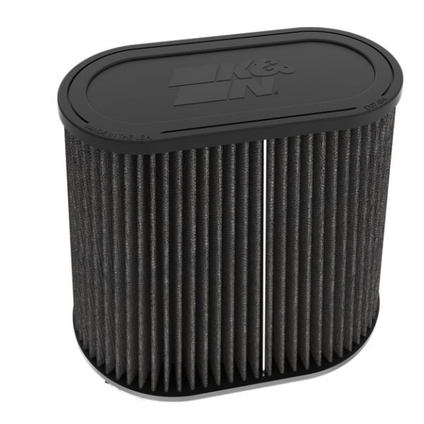 K&N Universal Clamp-On Air Filter 3"Dual Flg 9" X 6" B 7-3/8" X 3-5/8" T 7-3/