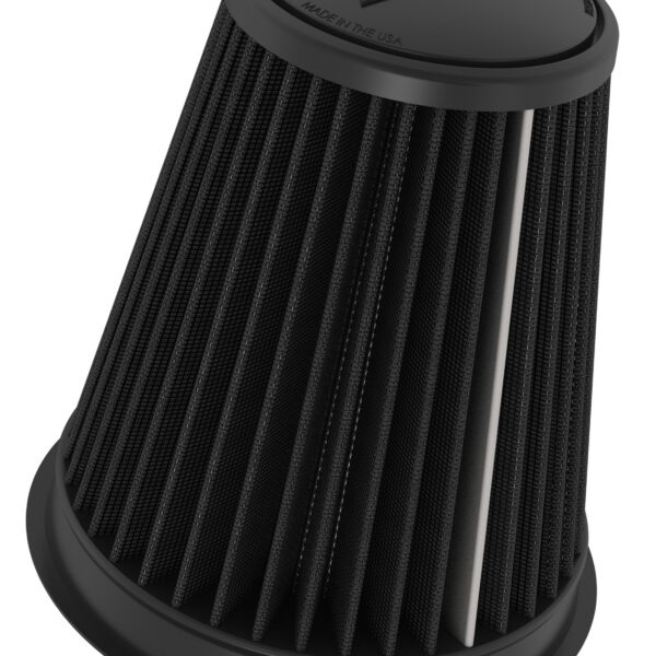 K&N Universal Clamp-On Air Filter 5"Flg 8-1/2"B 5"T 9-1/2"H Gen 3 Dry Diesel