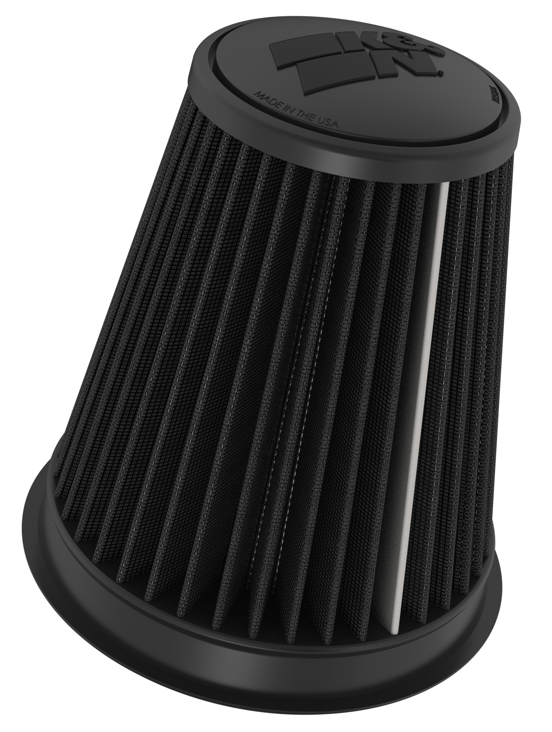 K&N Universal Clamp-On Air Filter 5"Flg, 8-1/2"B, 5"T, 9-1/2"H Gen 3 Dry Diesel