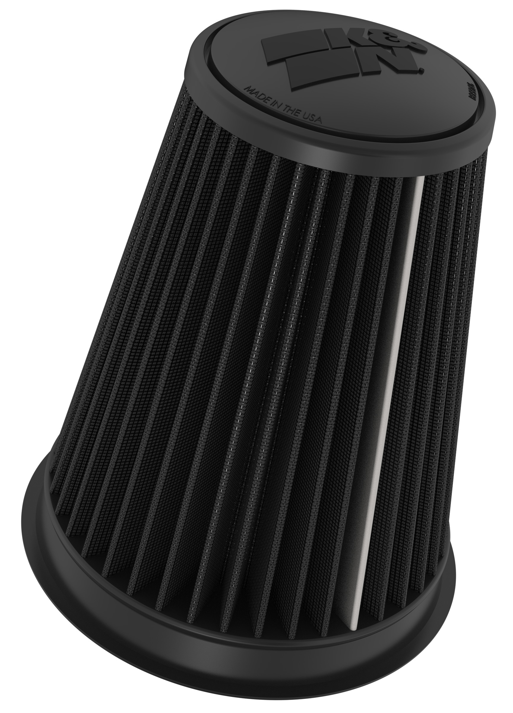 K&N Universal Clamp-On Air Filter 5"Flg, 8-1/2"B, 5"T, 10-1/2"H Gen 3 Dry Diesel