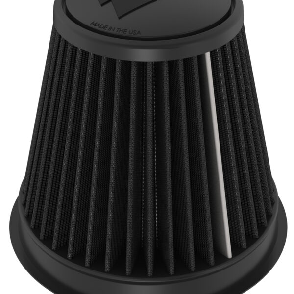 K&N Universal Clamp-On Air Filter 5"Flg 8-1/2"B 5"T 8"H Gen 3 Dry Diesel