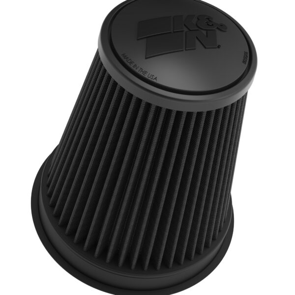 K&N Universal Clamp-On Air Filter 5"Flg 8-1/2"B 5"T 9-1/2"H Gen 3 Dry