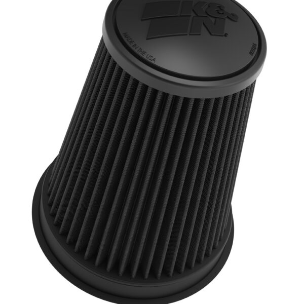 K&N Universal Clamp-On Air Filter 5"Flg 8-1/2"B 5"T 10-1/2"H Gen 3 Dry