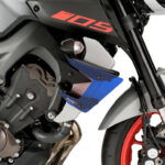 Puig Downforce Naked Side Spoilers Yamaha Mt-09 17'- C/Blue