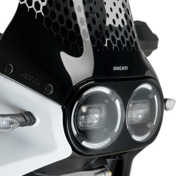 Puig Headlight Protector Adhere Ducati Desert X 22'- C/