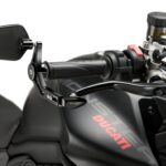 Puig Protector Brake Lever With Rearview Mirror Pro