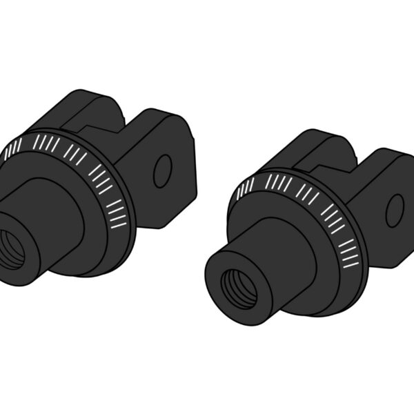 Puig Pair Footrest Fixation Pilot Cfmoto 450 Nk 23-