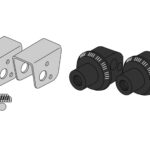 Puig Pair Footrest Fixation Passenger Cfmoto 450 Nk