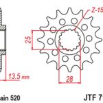 JT Front sprocket JTF710.16