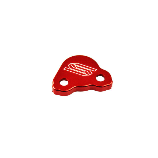 Scar Rear Brake Reservoir Cover - Honda Red color