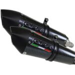 GPR Bmw R 1200 S 2006/08 Pair EC-Approv. slip-on exhaust Gpe Ann. Poppy