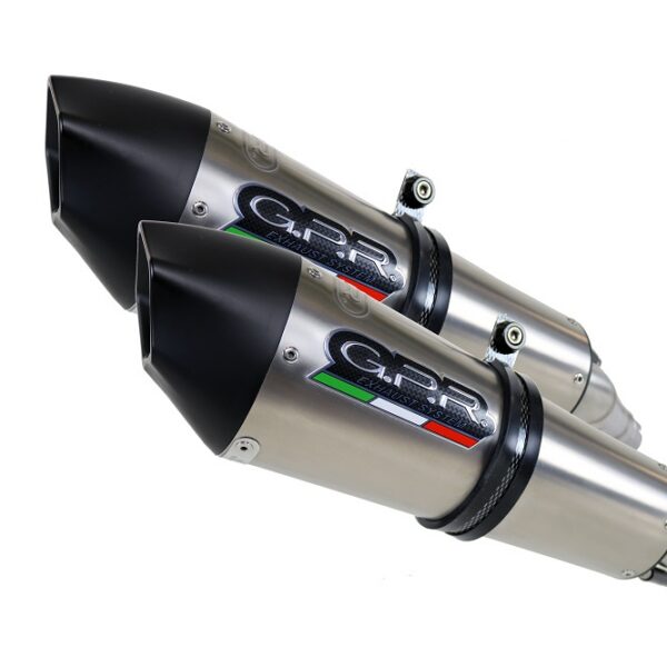 GPR Yamaha Yzf 1000 R1 2004/06 Double EC-Approv. silencers with mid-full line Gp