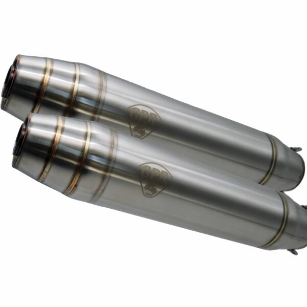 GPR Honda Cbr 600 F 1991/98 Double univ. EC-Approv. silencer w/o link pipes Deep