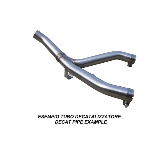 GPR Suzuki Gladius 650 2008/15 Decat pipe manifold Decatalizzatore