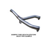 GPR Yamaha Xt 1200 Z Supertenere 2010/15 e3 Decat pipe manifold Decatalizzatore