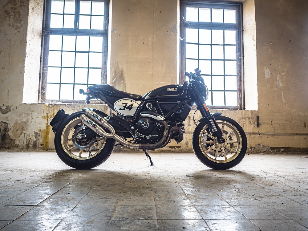 GPR Ducati Scrambler 800 2015/16 Pair of EC-Approv. slip-on exhaust catalized De