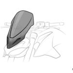 Puig Windshield Ng Touring F900R 20'- + Supports C/Blac