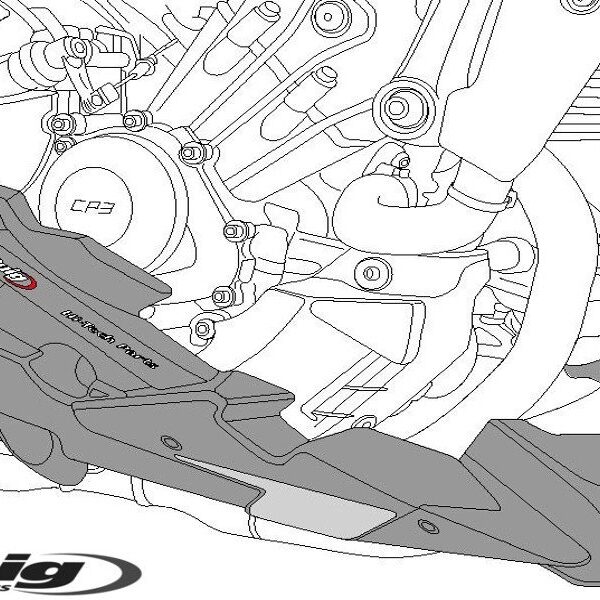 Puig Engine Spoiler Yamaha Mt-09 21' C/Carbon Look