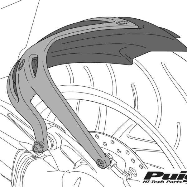 Puig Rear Hugger Yamaha Yamaha Mt-09/Sp 21'- C/Matt Bla