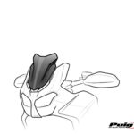 Puig Sport Screen Honda Adv 350 22' C/Clear