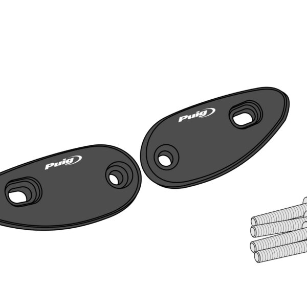 Puig Mirror Block Off Plate Set Yamaha T-Max 560/Sx/Dx/