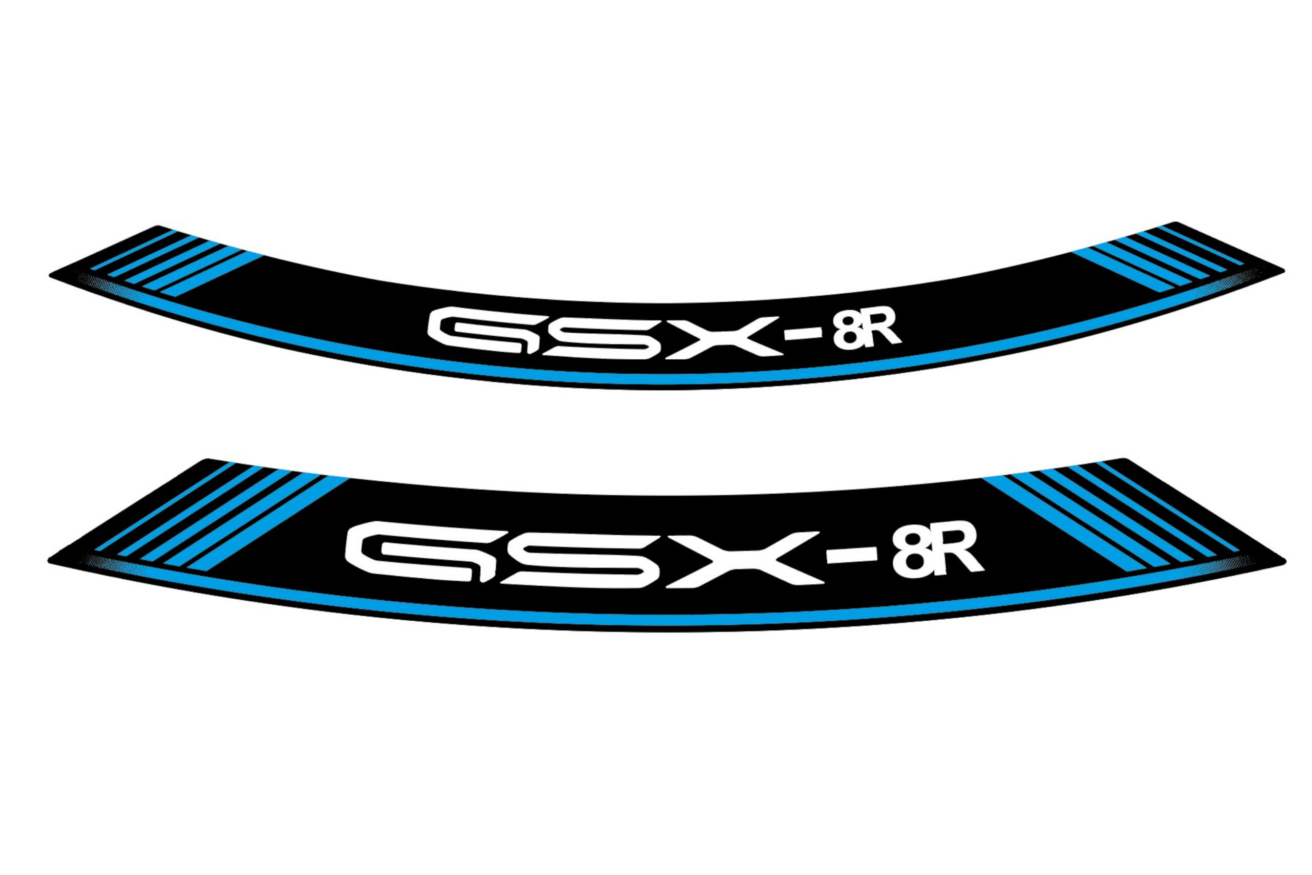 Puig Kit 8 Rim Strips Suzuki Gsx-8R C/Blue - Image 2