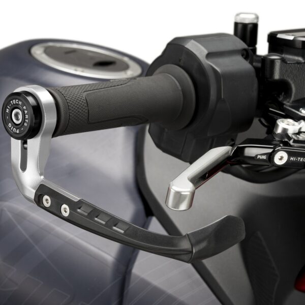 Puig Protector Brake Lever Raw C/Silver
