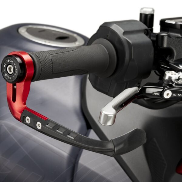Puig Protector Brake Lever Raw C/Red