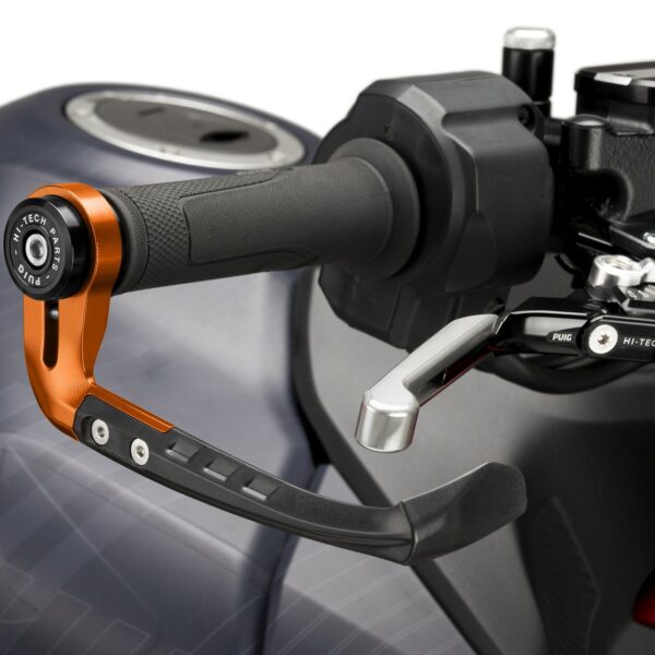 Puig Protector Brake Lever Raw C/Orange