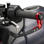 Puig Protector Clutch Lever Raw C/Red