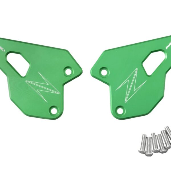Puig Heel Plates Kawasaki Z900 23'- C/Green