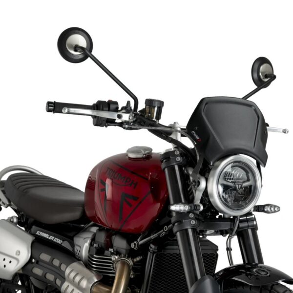 Puig Front Plate Aluminium Triumph Scrambler 1200X 24'