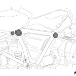 Puig Chassis Plugs Honda Monkey 125 19' C/Black