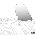 Puig Windshield V-Techline Kymco X-Citing S 400 19' C/A