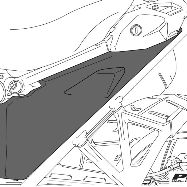 Puig Frame Caps Bmw S1000Rr 19'- C/Black