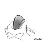Puig Racing Screen Kaw.Zx6R/Rr 05-08 Zx10R 06-07 C/Gree