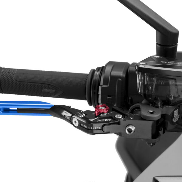Puig Brake Lever 4.0. Black Exten/Blue Selector/Red