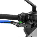 Puig Brake Lever 4.0. Black Exten/Blue Selector/Green