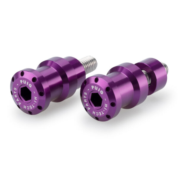 Puig Spools By Pair Hi-Tech Parts Diam.8Mm C/Purple