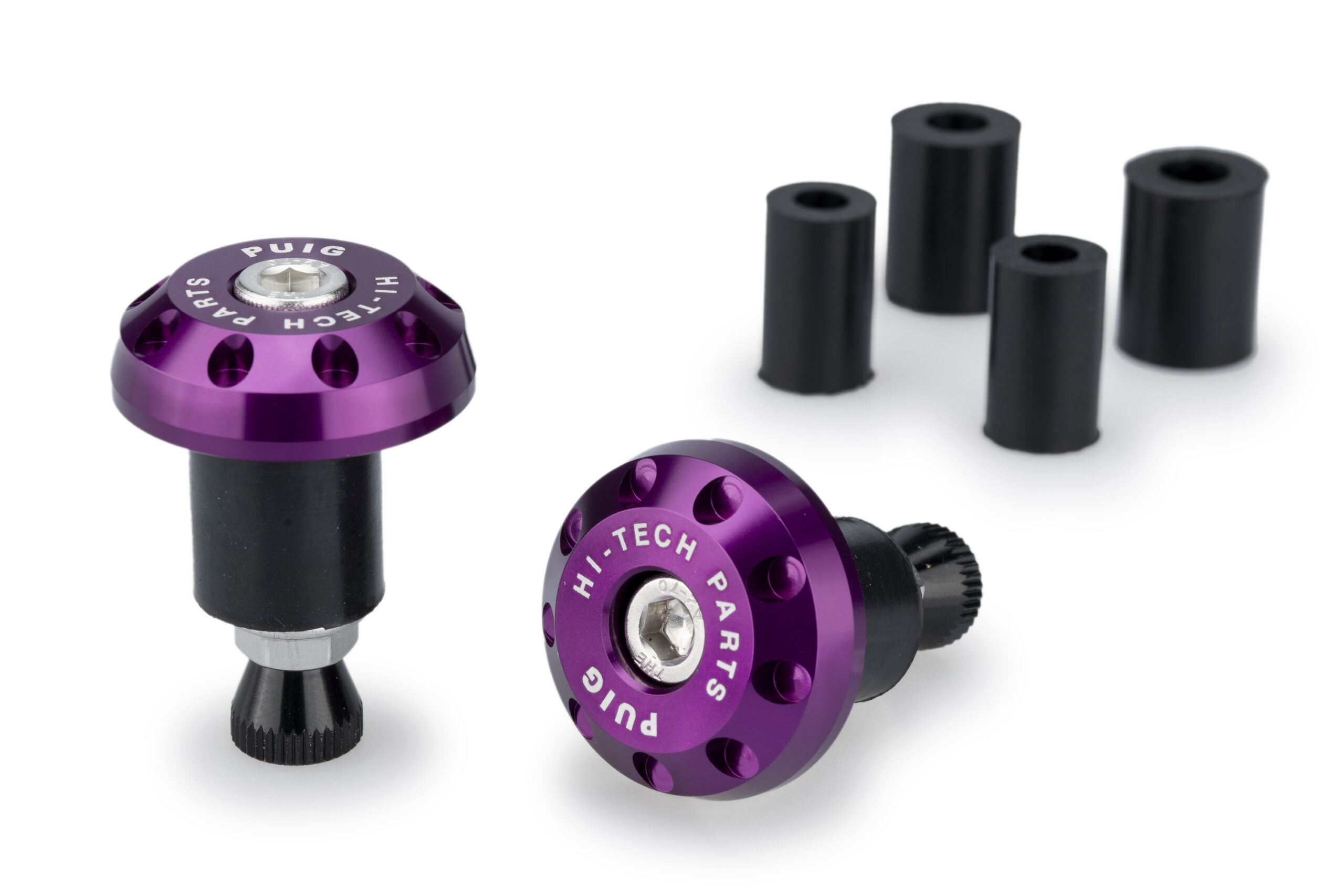 Puig Bar Ends Aluminium Race Universal C/Purple - Image 2