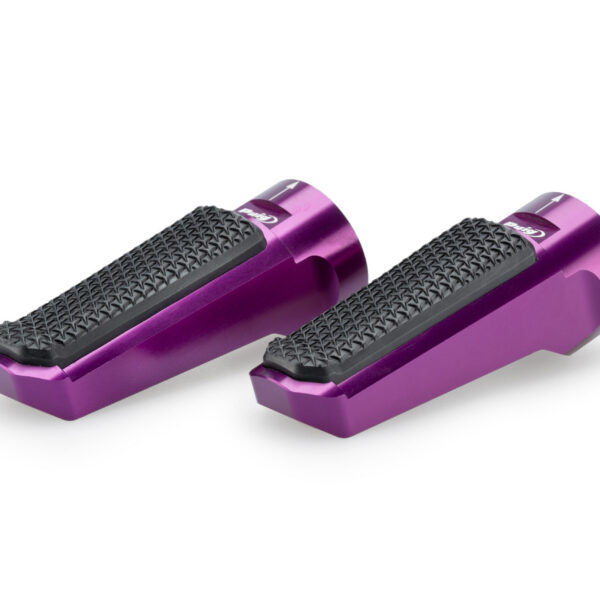 Puig Footpegs Racing+Rubber Rig/Left C/Purple