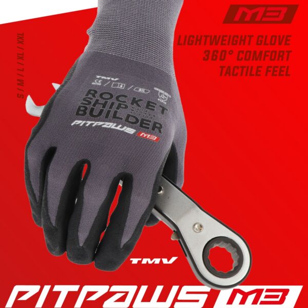 TMV Pitpaws gloves Black "Rocket ship builder" L