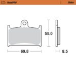 Moto-Master Brakepads RoadPRO Sinter front