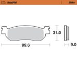 Moto-Master Brakepads RoadPRO Sinter rear