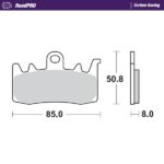 Moto-Master Brakepads RoadPRO Carbon Racing