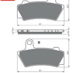 GOLDFREN Brake Pads 443 Ceramic Carbon S33
