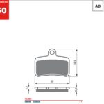GOLDFREN Brake Pads 450 Ceramic Carbon AD