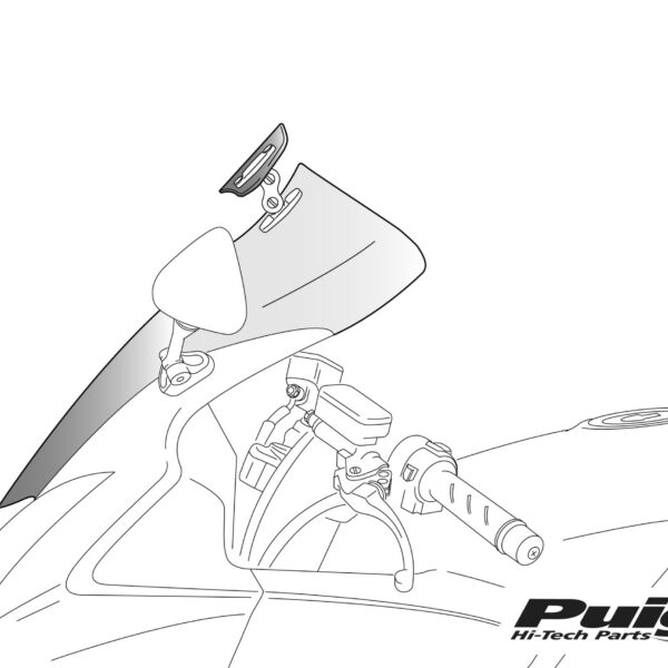 Puig Touring Shields W/Visor Yamaha Fz1 Fazer 06-16'
