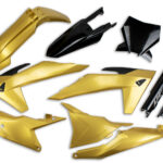 UFO Plastic kit 6-parts KTM SX/SXF125-450 23-24 Gold/Black